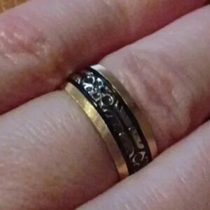 New yellow tone wedding band